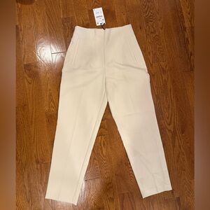 Zara Cream Women's Trouser Pants